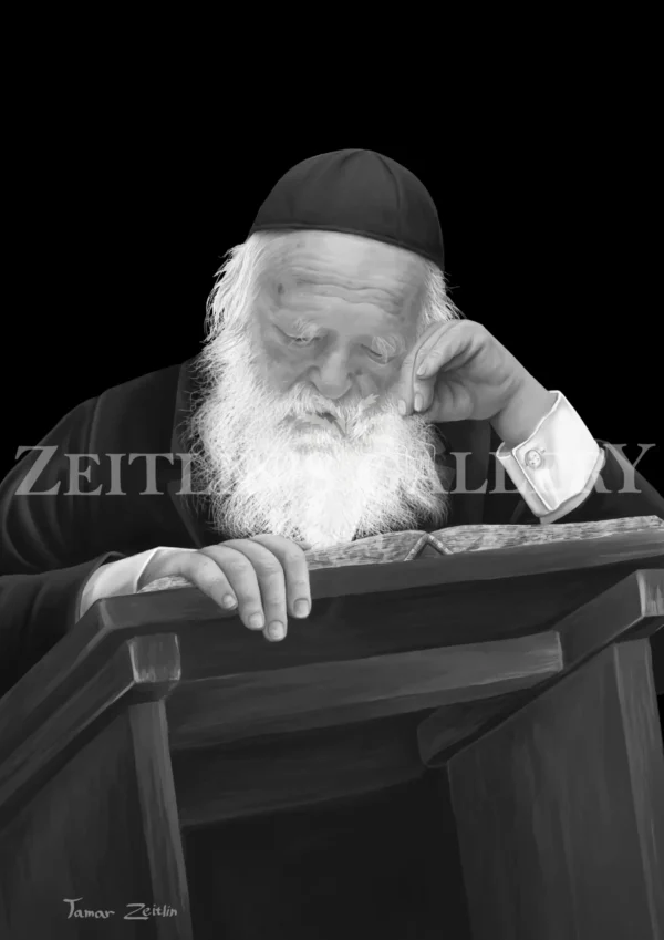 Rabbi Chaim Kanievsky - Black & White