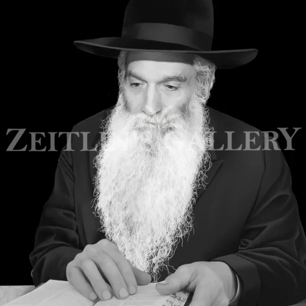 Rabbi David Abuhatzeira - Black & White