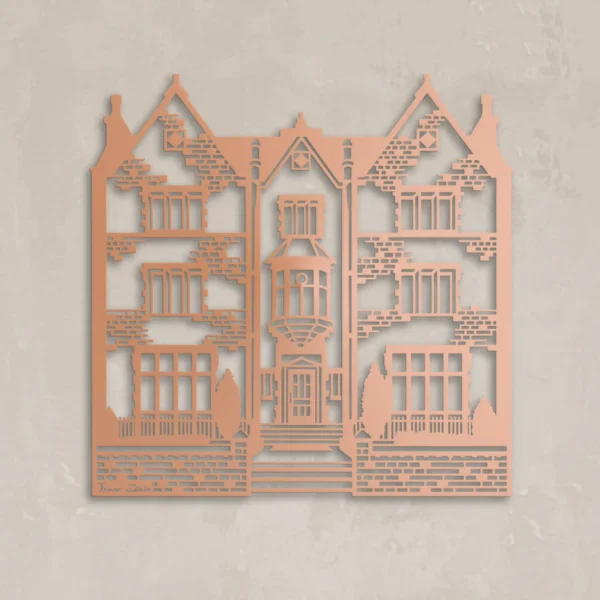 Beit Chabad 770 - metal wall art - Image 3