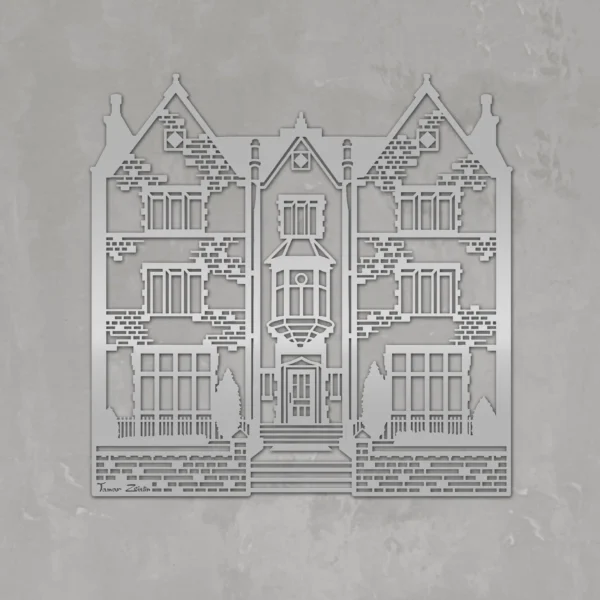 Beit Chabad 770 - metal wall art - Image 4