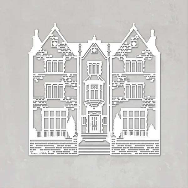 Beit Chabad 770 - metal wall art - Image 5
